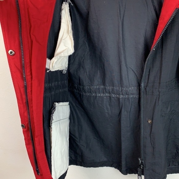 Outdoors Summit Anorak black multi pocket hooded utility weather rain jacket EUC - Picture 10 of 16